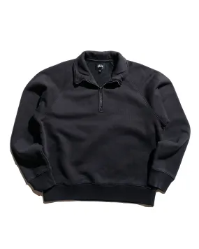 Street Fashion product bundle St??ssy Relaxed Half Zip Washed Black