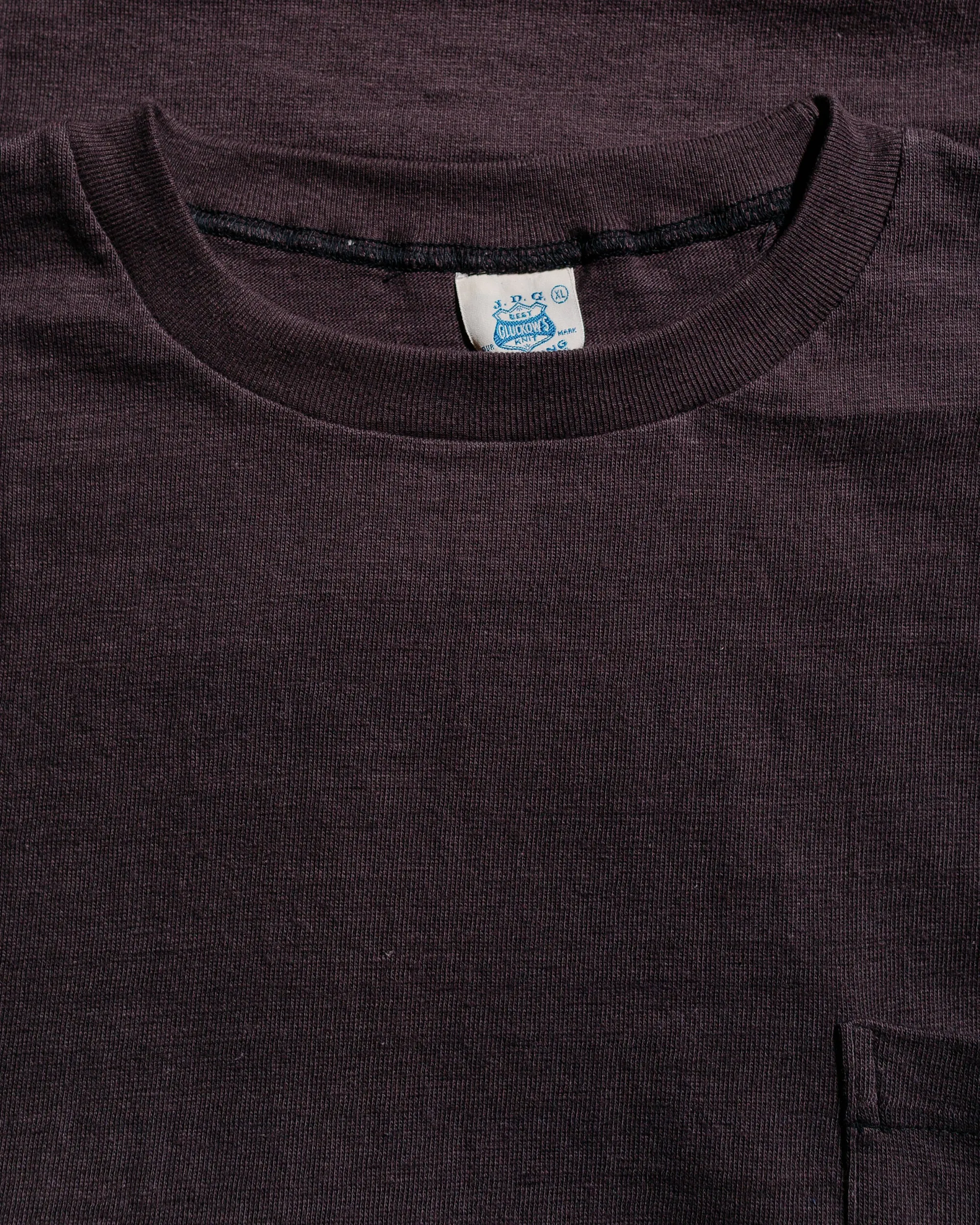Garment Washed Texture Effortless Fashion Warehouse Lot. JG-CS07 Standard Pocket T Sumikuro