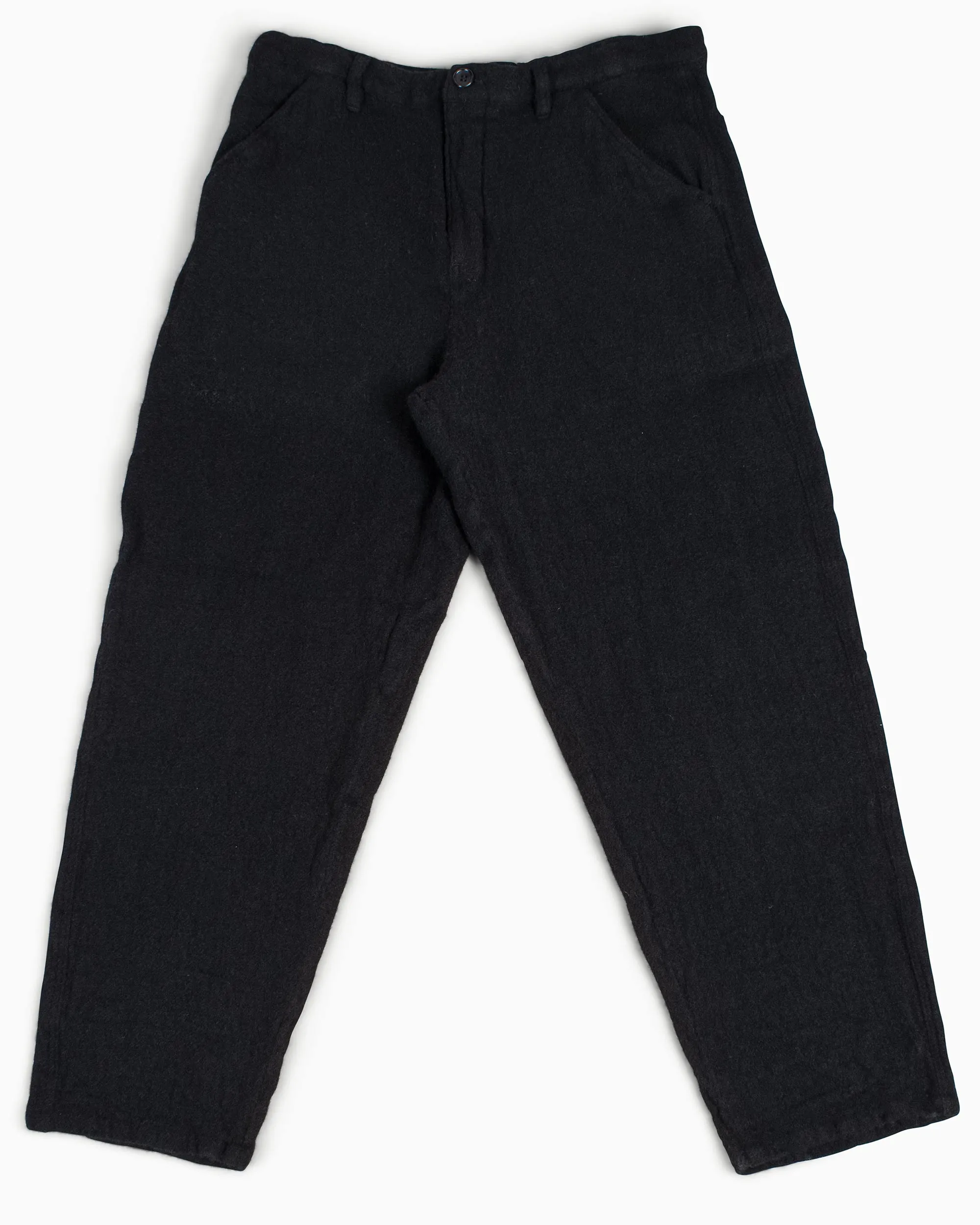 Comme des Gar?ons SHIRT Boiled Wool Pants Black Party Ready On-The-Go Style