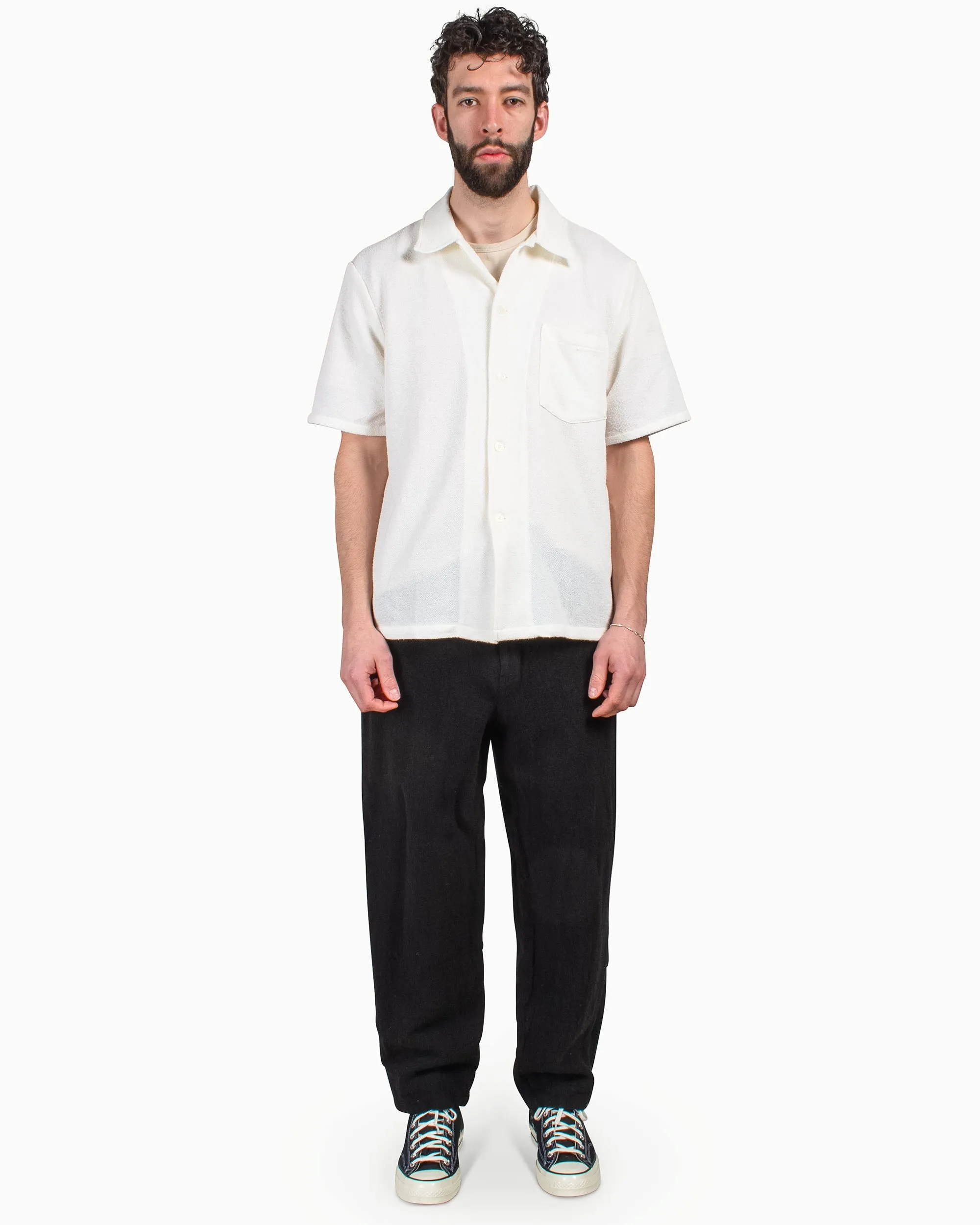 Comme des Gar?ons SHIRT Boiled Wool Pants Black Holiday Special Ethical production