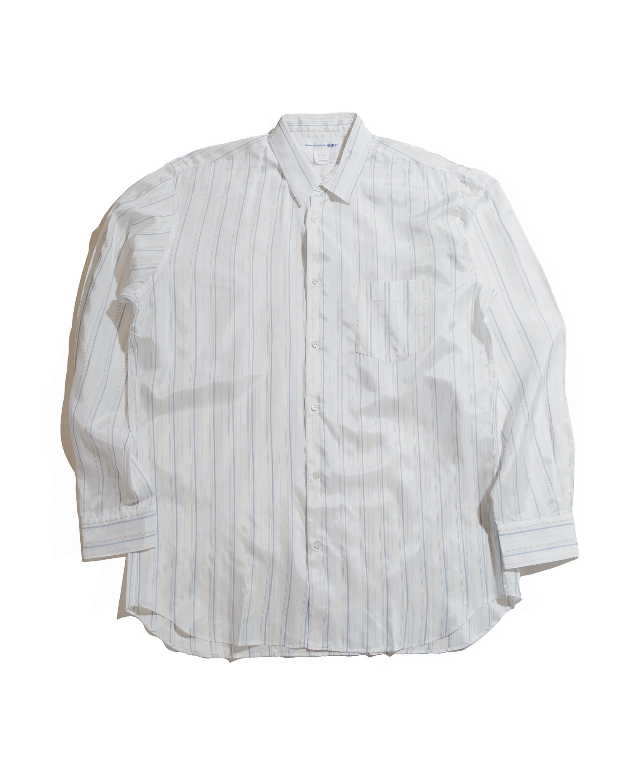 Comme des Gar?ons SHIRT Cupra Narrow Classic Shirt Stripe 7 Vibrant color