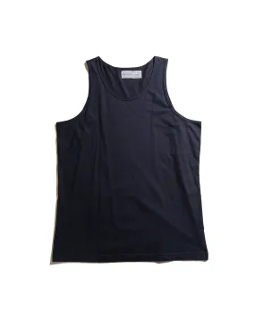 Comme des Gar?ons SHIRT Sunspel Vest Navy Pure Cotton