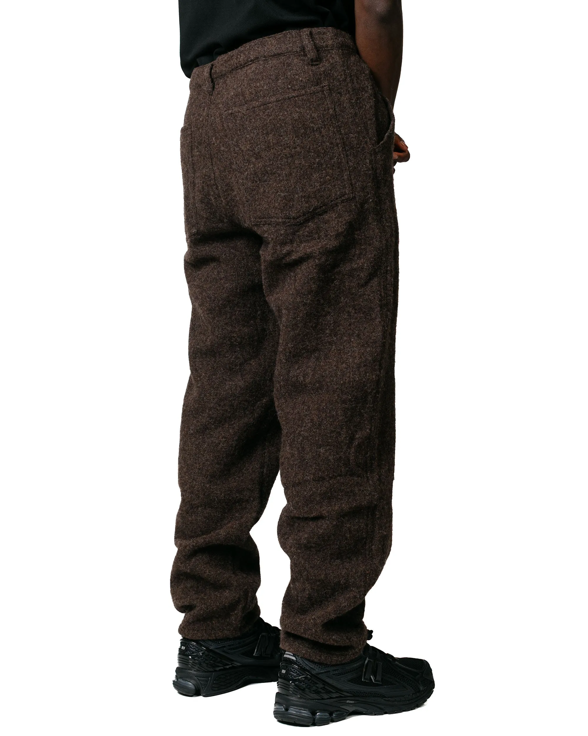 BBQ Party Lightweight Comfort Comme des Gar?ons SHIRT Wool Pants Brown