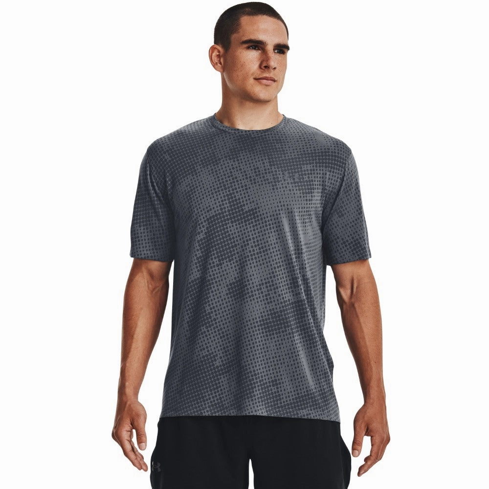 Temperature Control Fabric Summer Wardrobe UA Training Vent Jacquard T-shirt