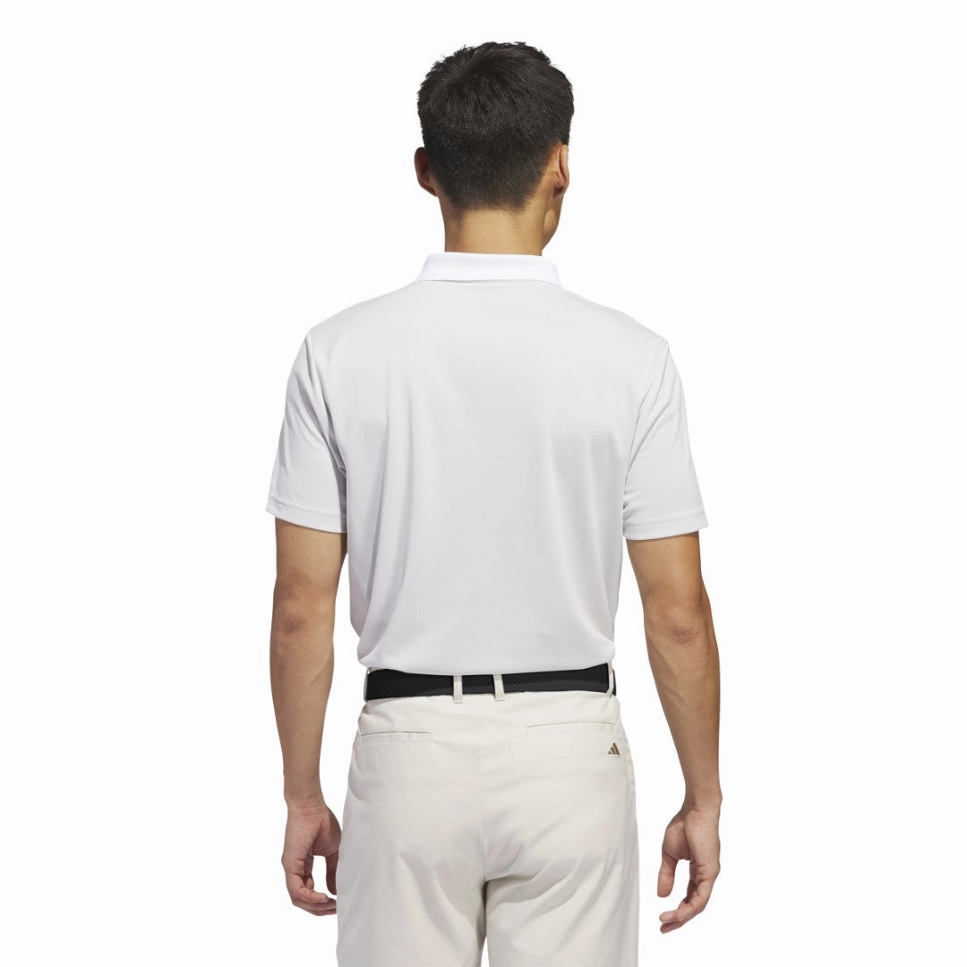 Simple and Relaxed Performance Heathered Polo T-shirt