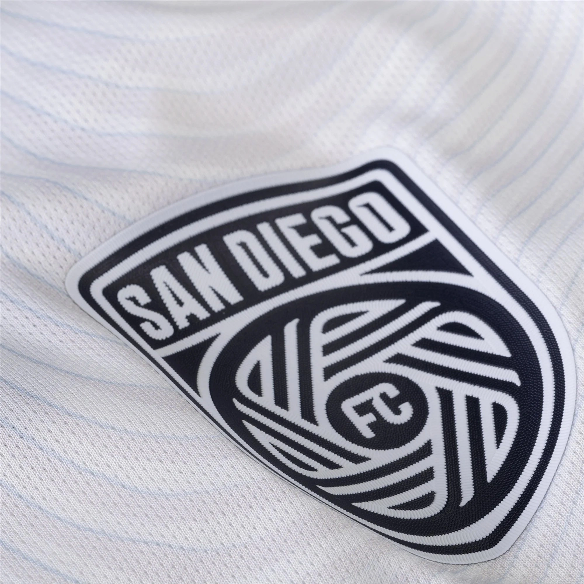 adidas San Diego FC Authentic Hirving Lozano Away Jersey 25/26 w/ MLS & Apple Patch (White) Antibacterial Fiber Blend Lightweight Thermal Fabric