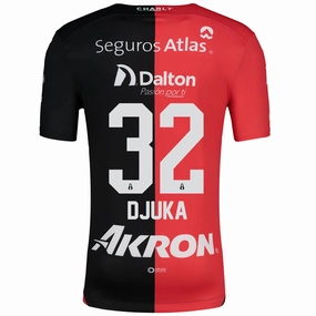 Ultra Fine Zippers Bold Colorway Charly Atlas Uros Djurdjevic Home Jersey 24/25 (Red/Black)
