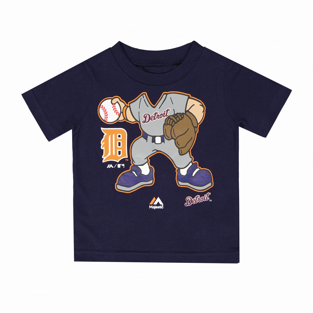 Classic Feel Cool Look MLB - Kids' (Infant) Detroit Tigers Pitcher T-Shirt (M2SAOBF 16)