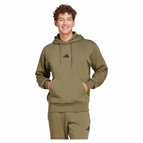 Men's Essentials Feelcozy Fleece Hoodie Modern Utility Poly Blend