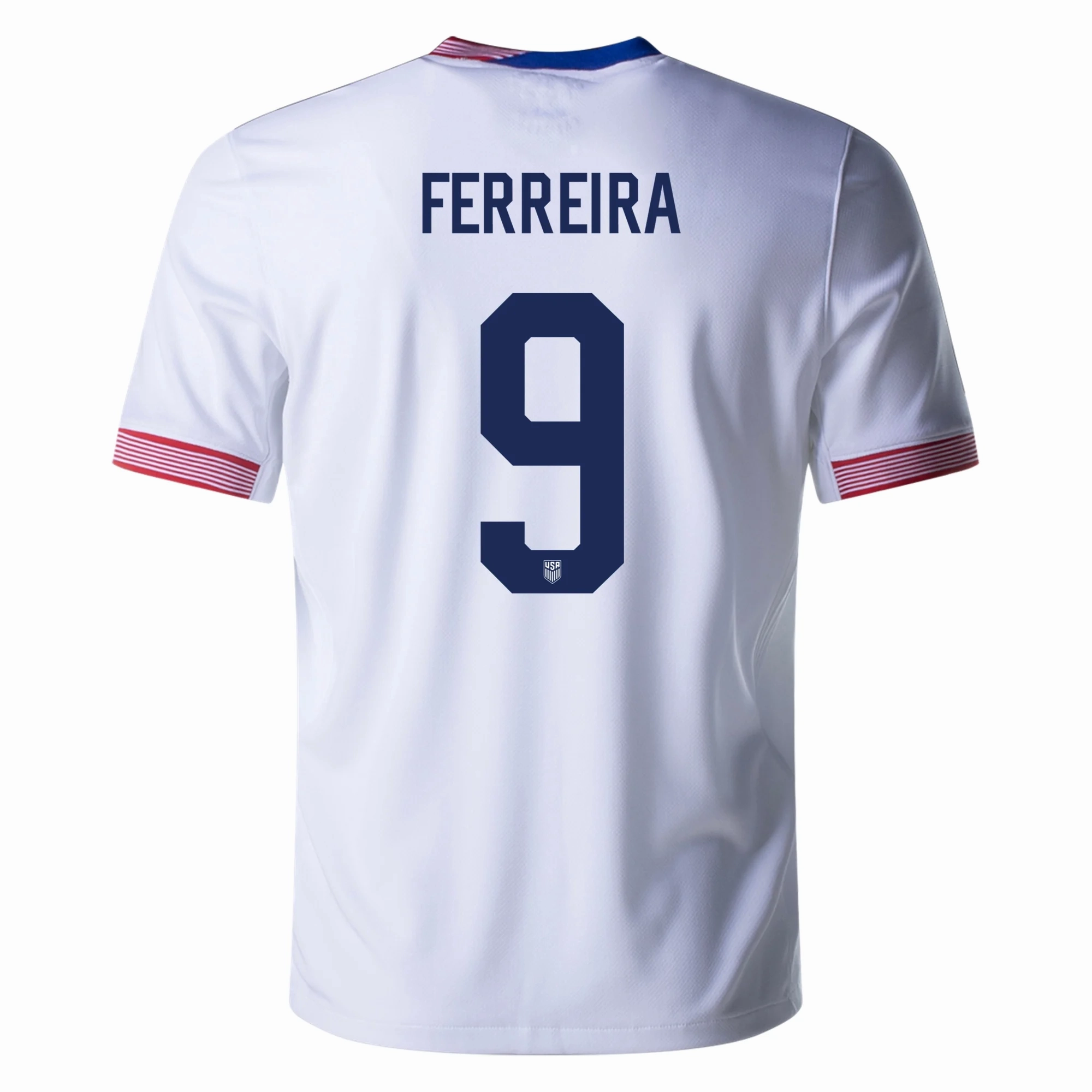 Nike United States Jesus Ferreira Home Jersey 24/25 (White) gear up Non Binding Edgework