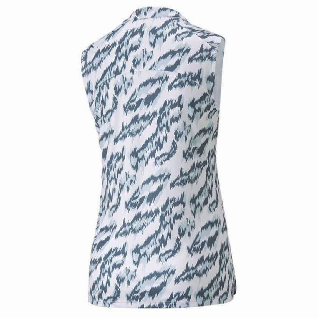 Reflective Accent Strips Puma - Women's MATTR Animal Sleeveless Polo (538999 01)