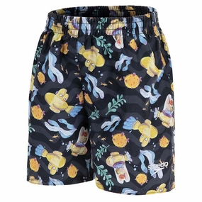 Quick-Dry Toddler Boy's Printed 11 Inch Watershorts