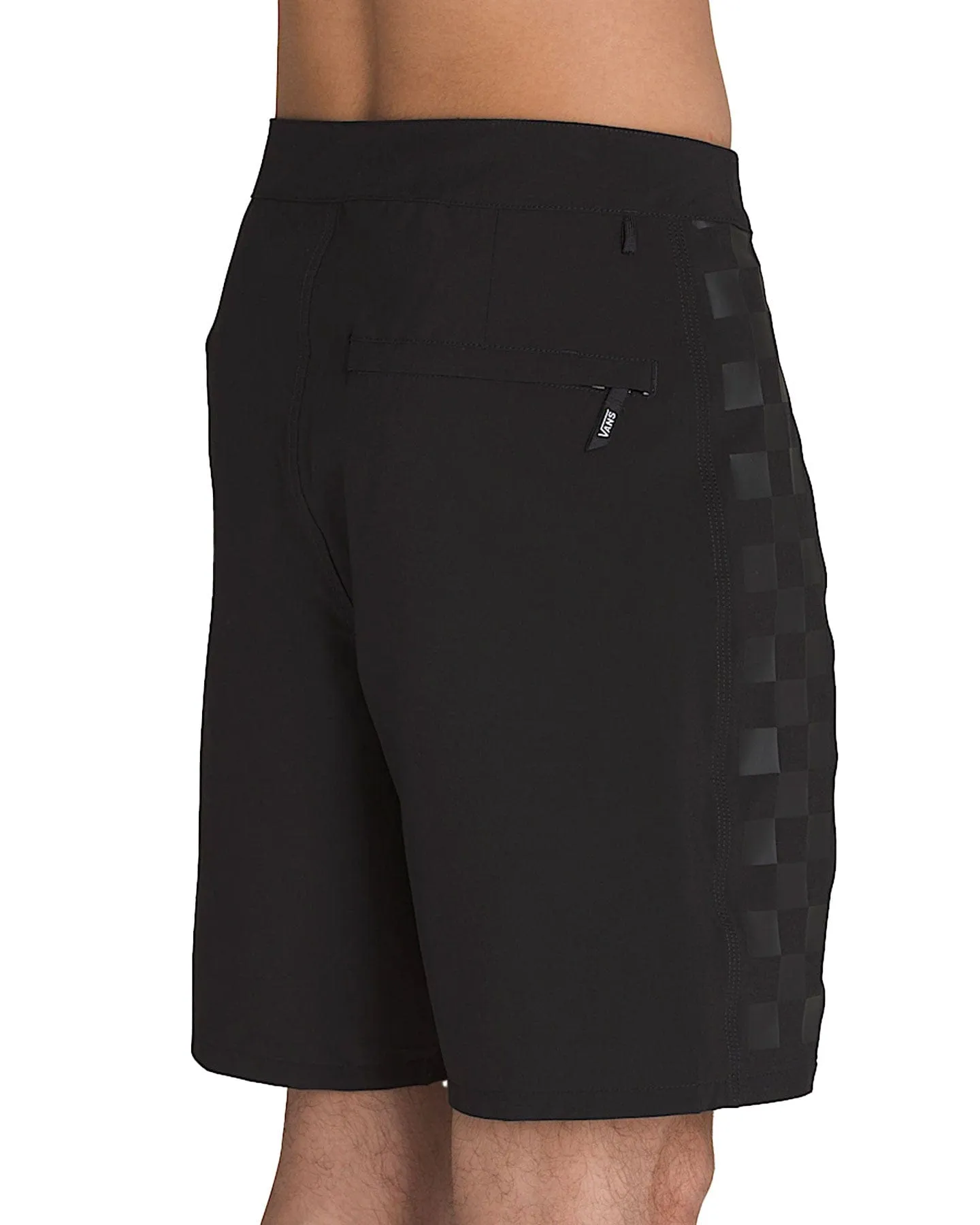 Vans MTE Daily Solid Sideline 18" Boardshorts - Black LightweightWeave WrinkleResistant