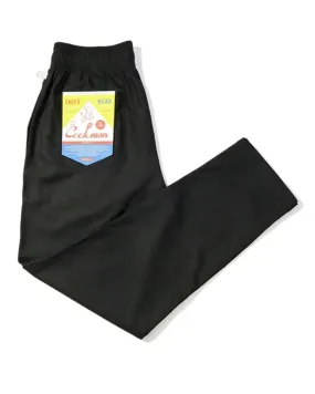 MultiPanelDesign SoftenedEdges Cookman Chef Pants Linen - Black