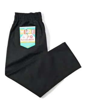 Late Breeze Cookman Chef Pants Semi Wide - Duck Canvas / Black