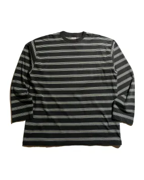 Phigvel Border Long Sleeve Top Graphite/Yellow Minimalist Wear