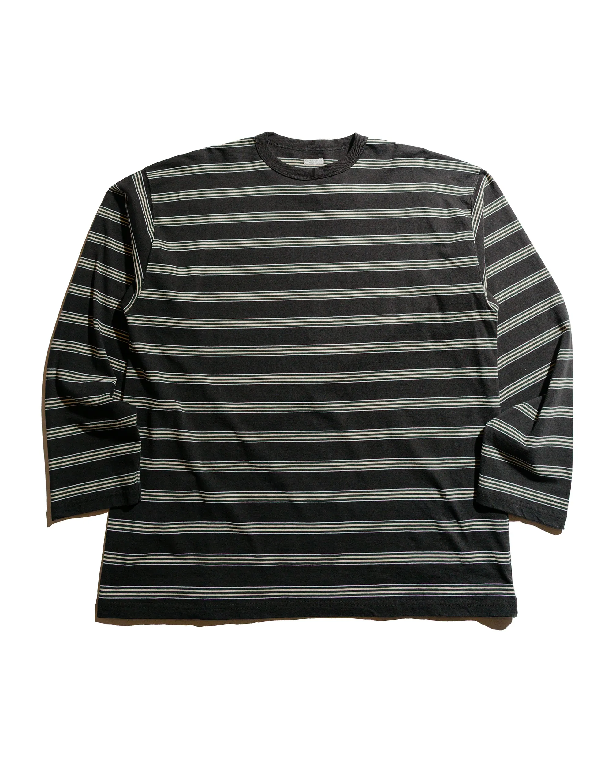 Phigvel Border Long Sleeve Top Graphite/Yellow Minimalist Wear