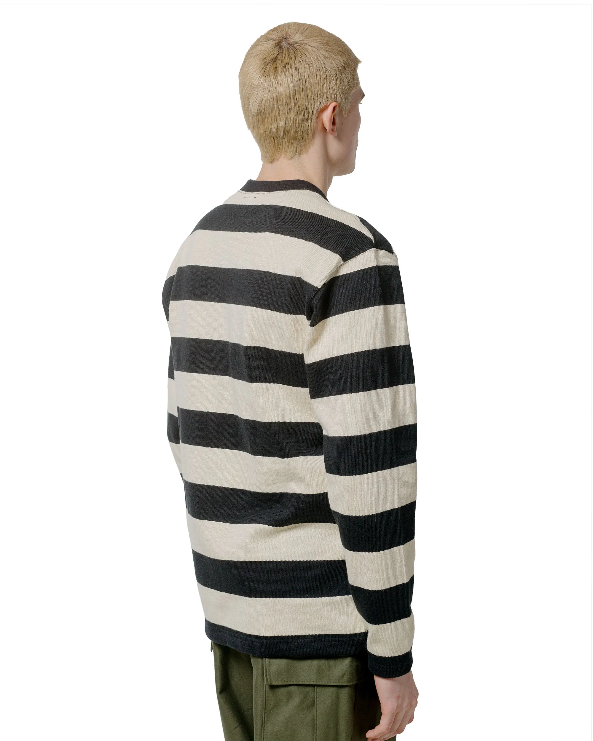 Windproof Design The Real McCoy's BC24101 Buco Stripe Racing Jersey Black/White