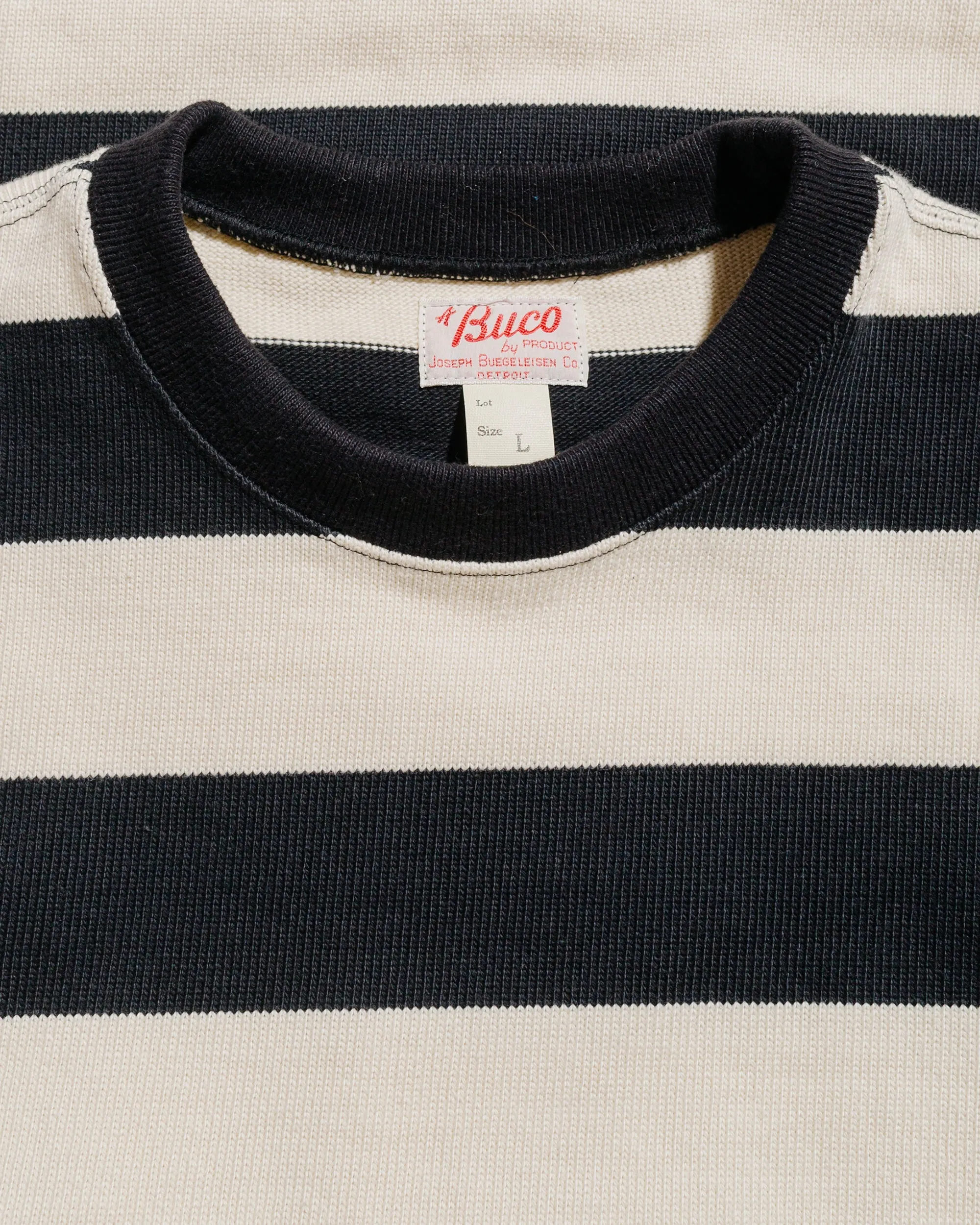 Chill Apparel Classic Minimal The Real McCoy's BC24101 Buco Stripe Racing Jersey Black/White