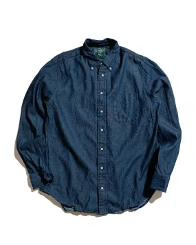 Daytime Look Midweight Textile Gitman Vintage Bros. Summerweight Indigo Denim Shirt
