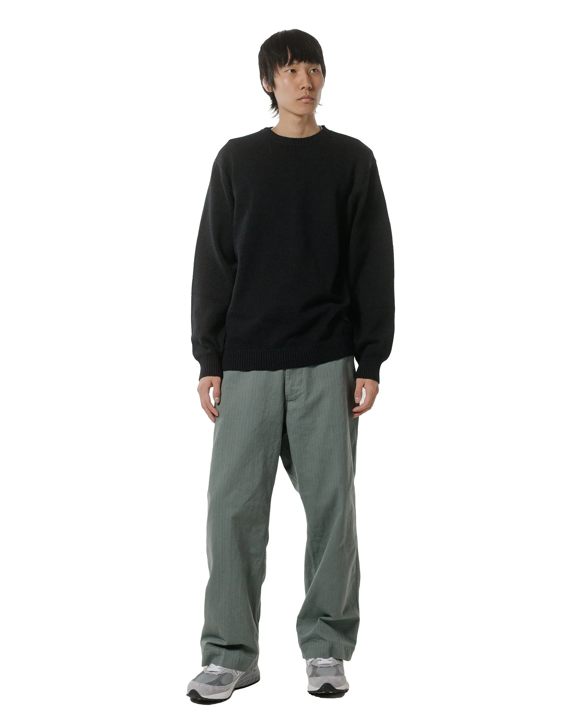 Beams Plus Crew Lily 7G Black good for gym sessions