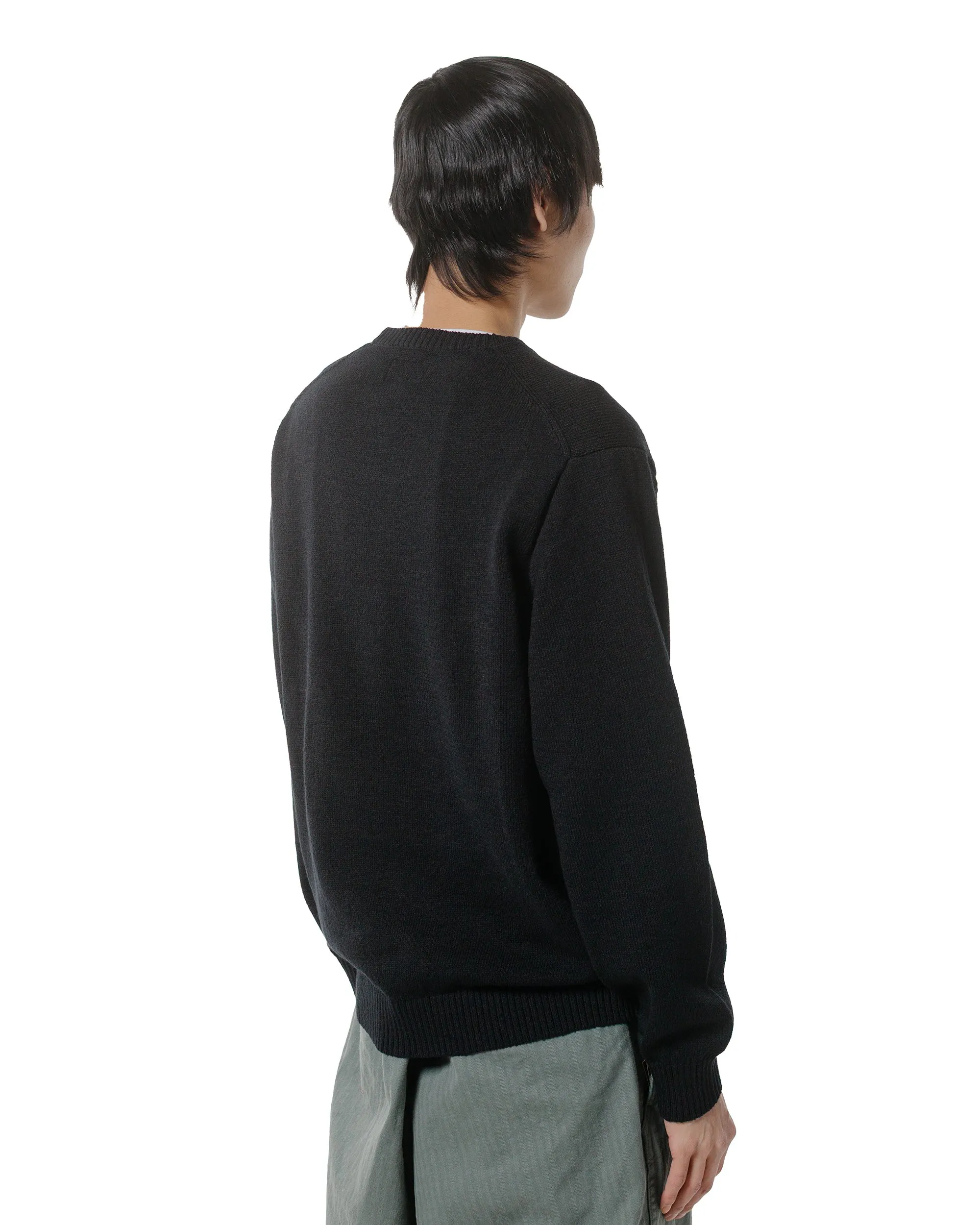 Beams Plus Crew Lily 7G Black right for formal events