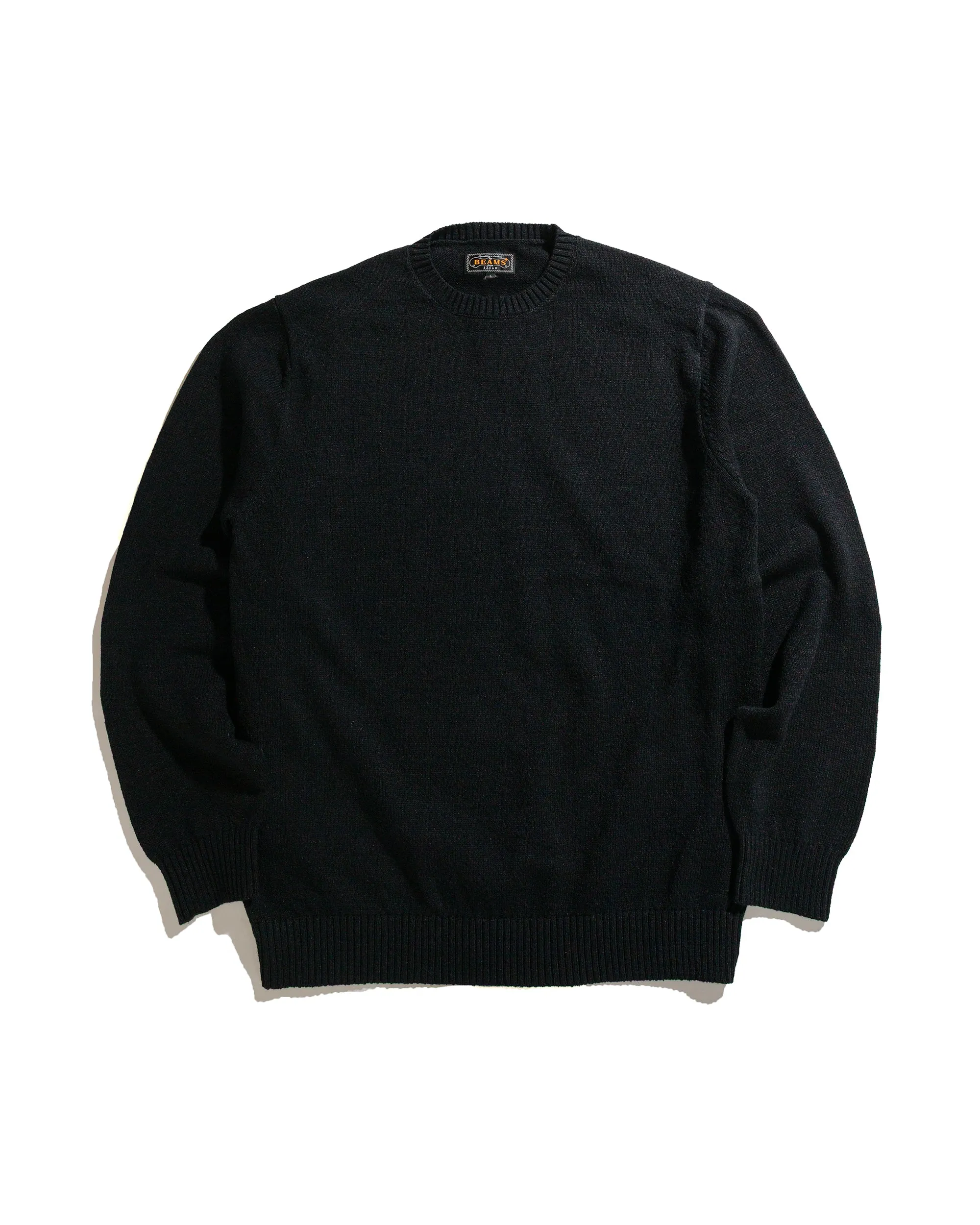 Beams Plus Crew Lily 7G Black product brand loyalty Chic Comfort