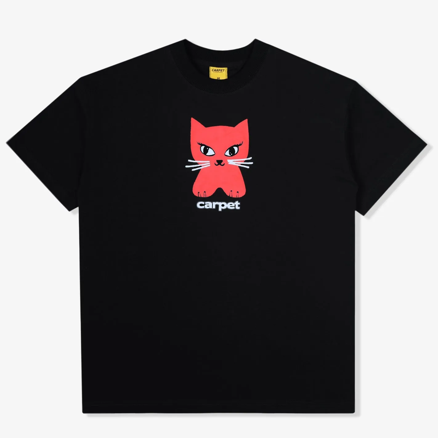 Trans Glow Basic Wear Cat Tee (Black)