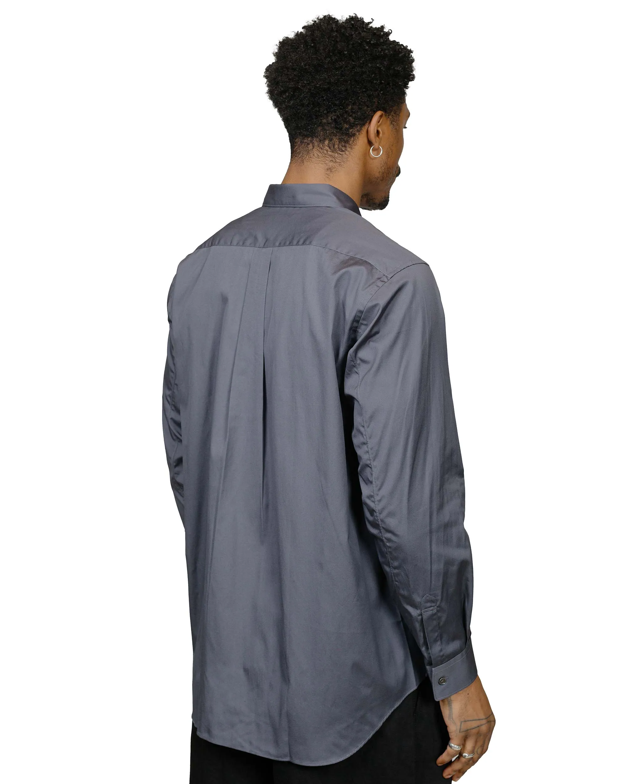 Low Profile Pocket Design Holiday Style Comme des Gar?ons SHIRT Wide Classic Shirt Grey