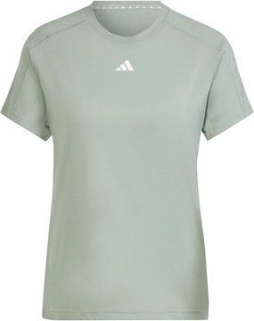 Women's AEROREADY Train Essentials Minimal Branding Crewneck T-Shirt Comfortable Casual Timeless Fashion