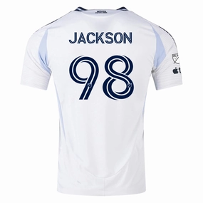 Stretch Material Minimal Detail adidas San Diego FC Authentic Jacob Jackson Away Jersey 25/26 w/ MLS & Apple Patch (White)