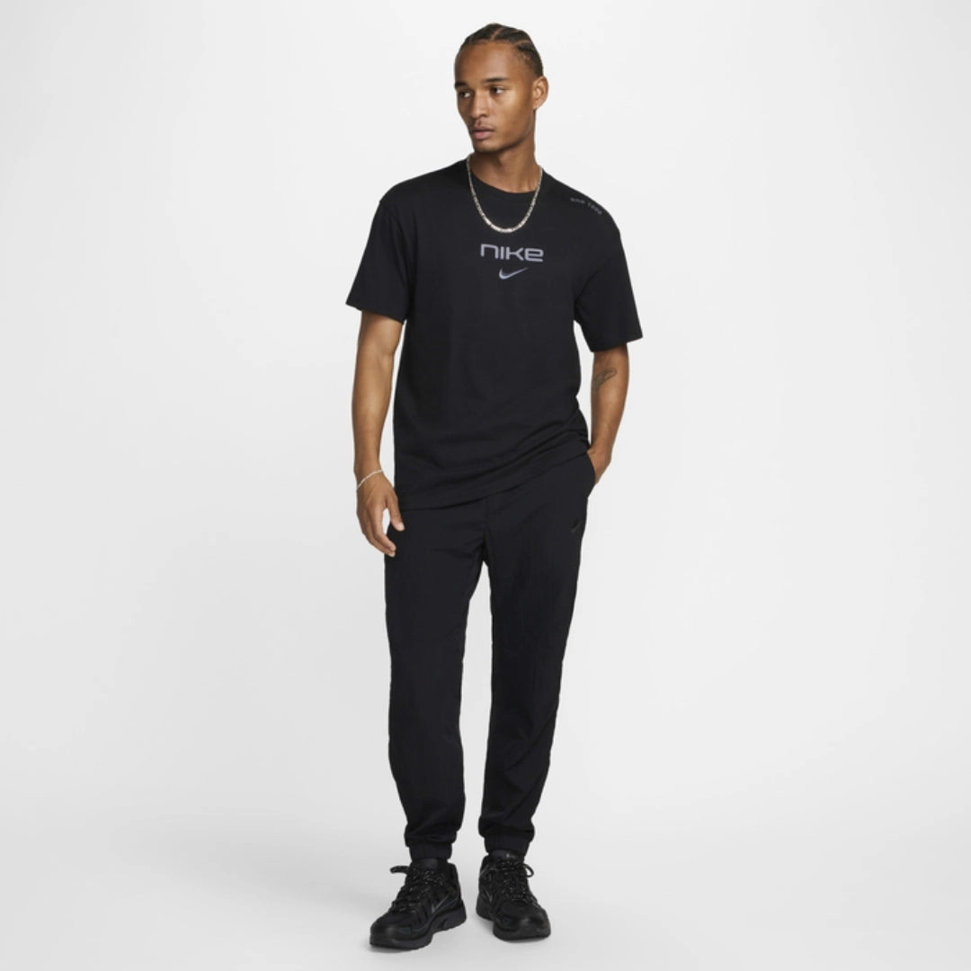 Ribbed Collar Design Minimal Outfit Max90 T-Shirt