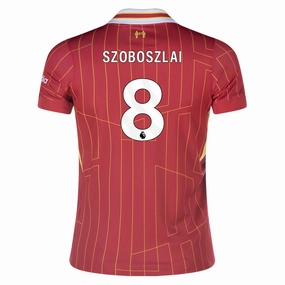 Nike Youth Liverpool Dominik Szoboszlai Home Jersey 24/25 (Gym Red/Chrome Yellow) Fit Tech Motion Gear