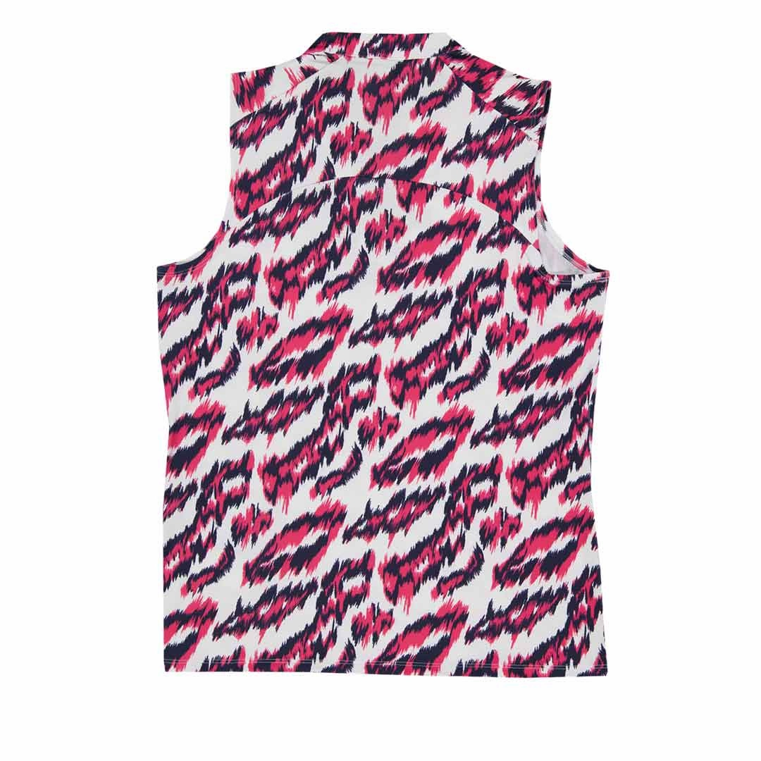Game Vibes Puma - Women's MATTR Animal Sleeveless Polo (538999 03)