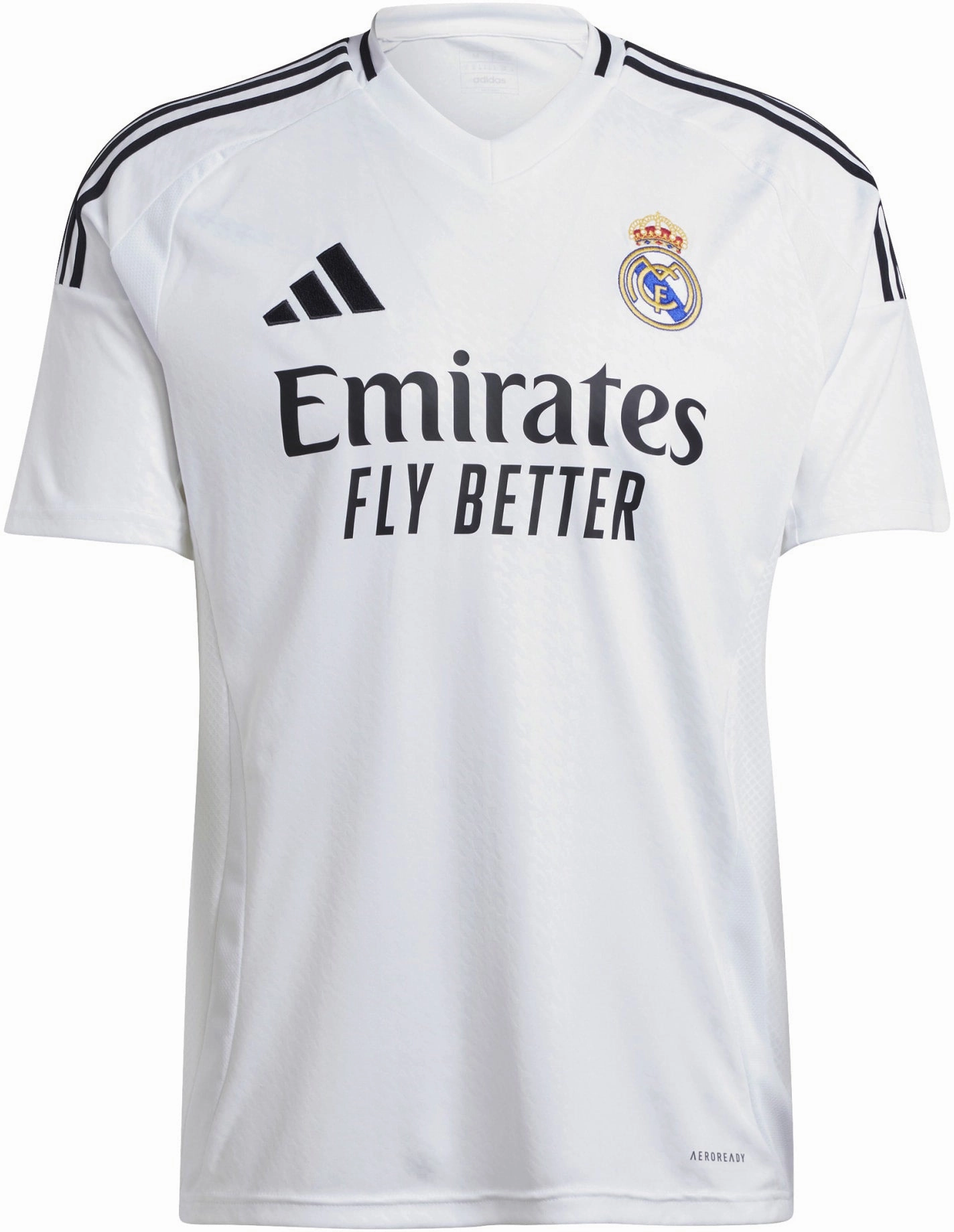 Men's Real Madrid 2024/25 Home Soccer Jersey Comfortable Layers Smooth Zone Paneling