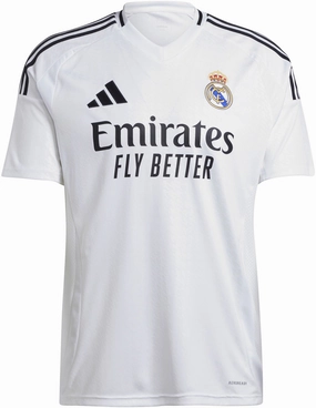 Moisture Wicking Material Men's Real Madrid 2024/25 Home Soccer Jersey