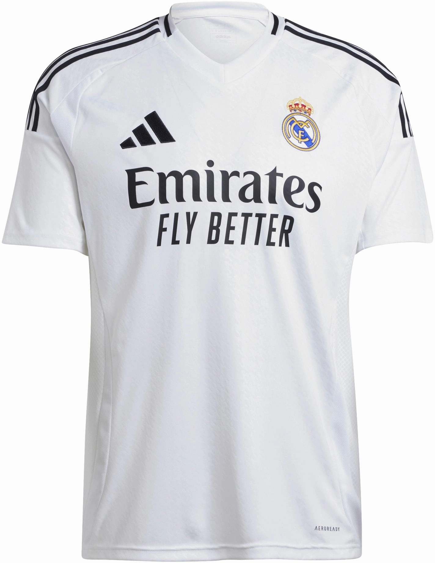 Moisture Wicking Material Men's Real Madrid 2024/25 Home Soccer Jersey