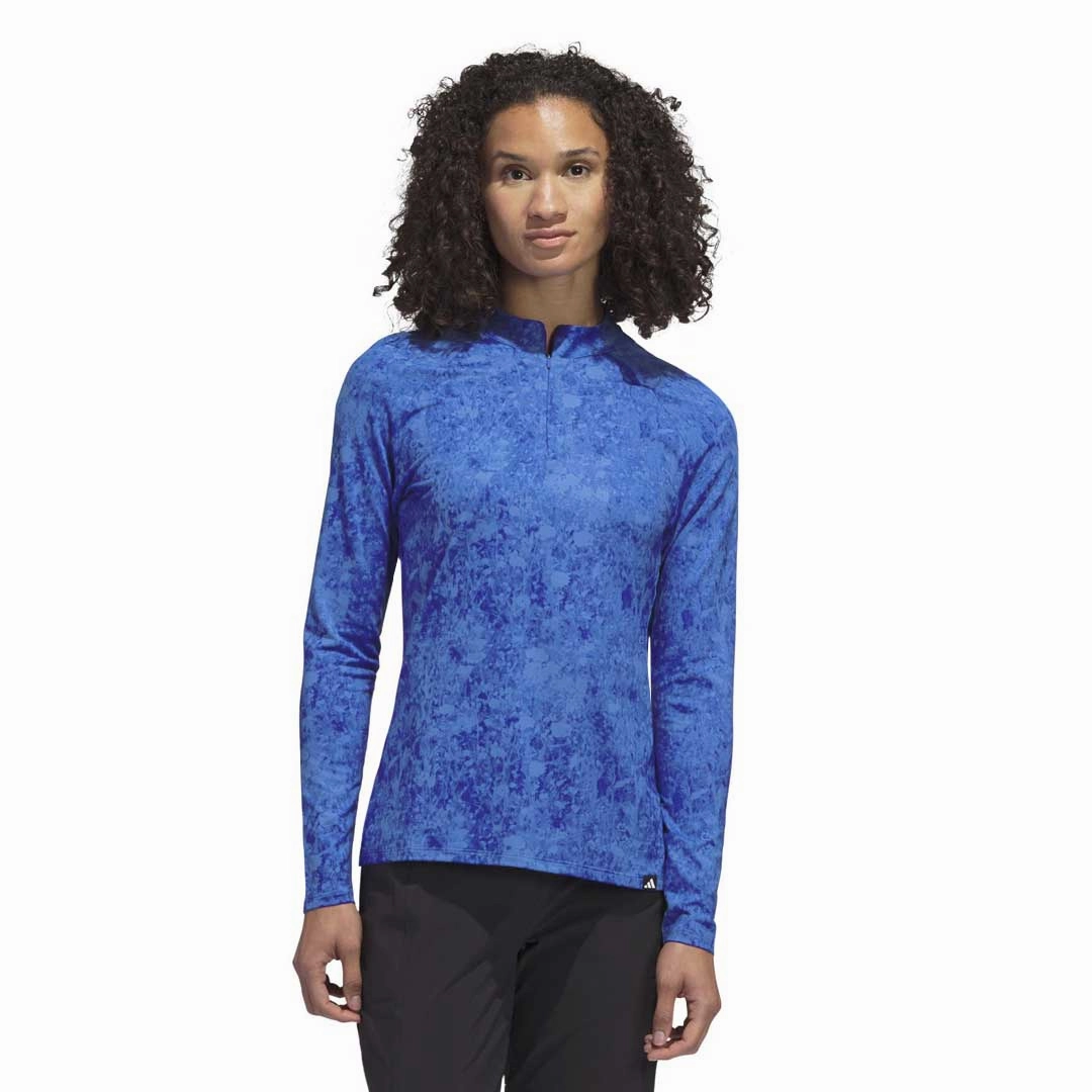 Athletic gear adidas - Women's Ultimate365 Tour Long Sleeve Printed 1/4 Zip Polo (HT1230)