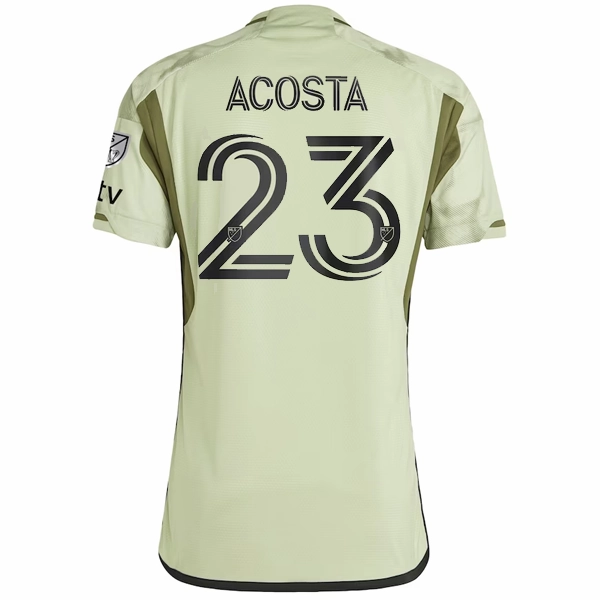 Wicking Interior Layer adidas LAFC Authentic Acosta Away Jersey w/ MLS   Apple TV Patch 23/24 (Green)