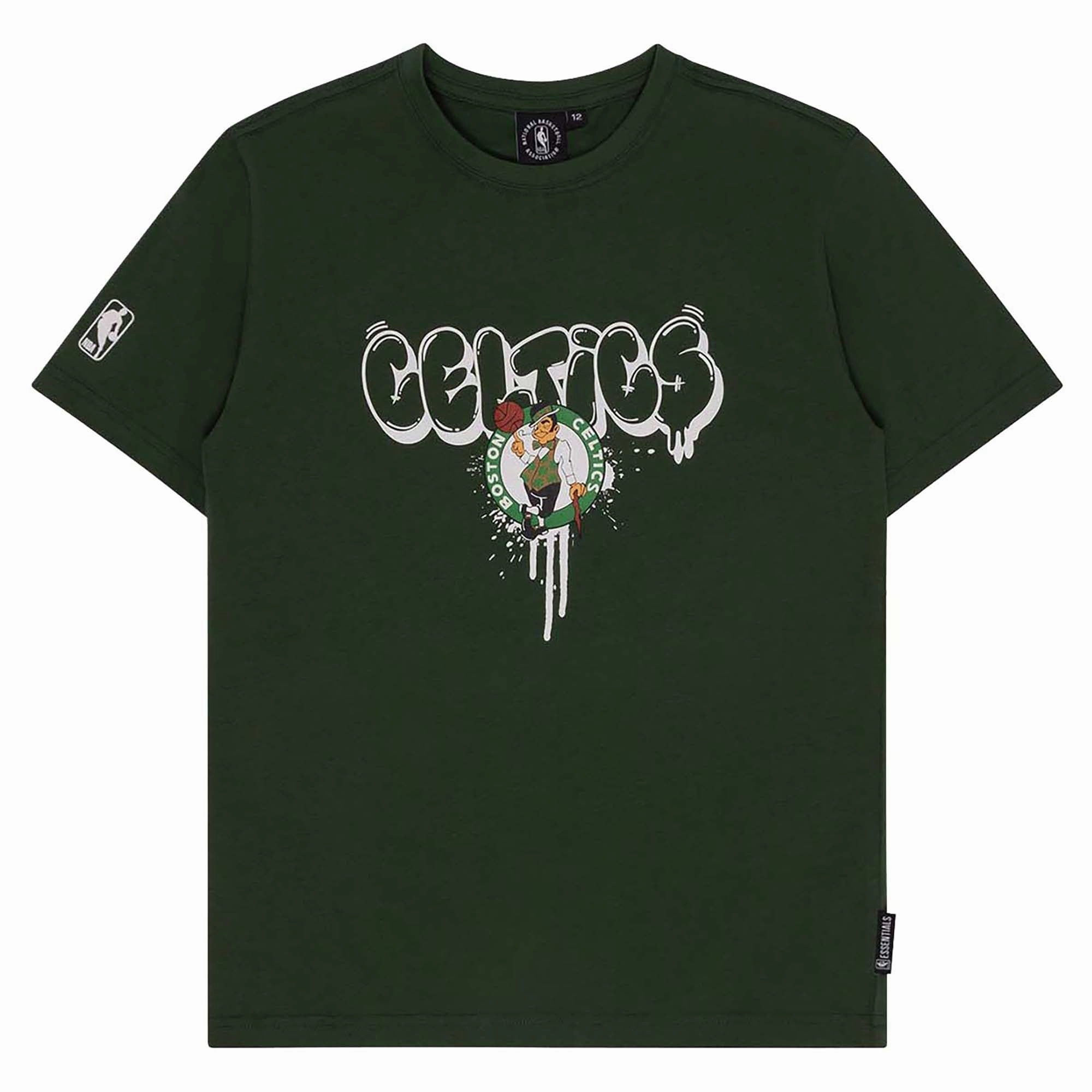 Junior's NBA Boston Celtics Everett Vintage Tee streamlined look Moisture Wicking Fabric