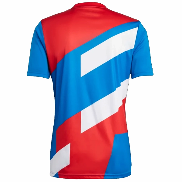 Flexible Cuff Technology Quick Movement adidas Bayern Munich Prematch Jersey 22/23 (White/Bright Royal)