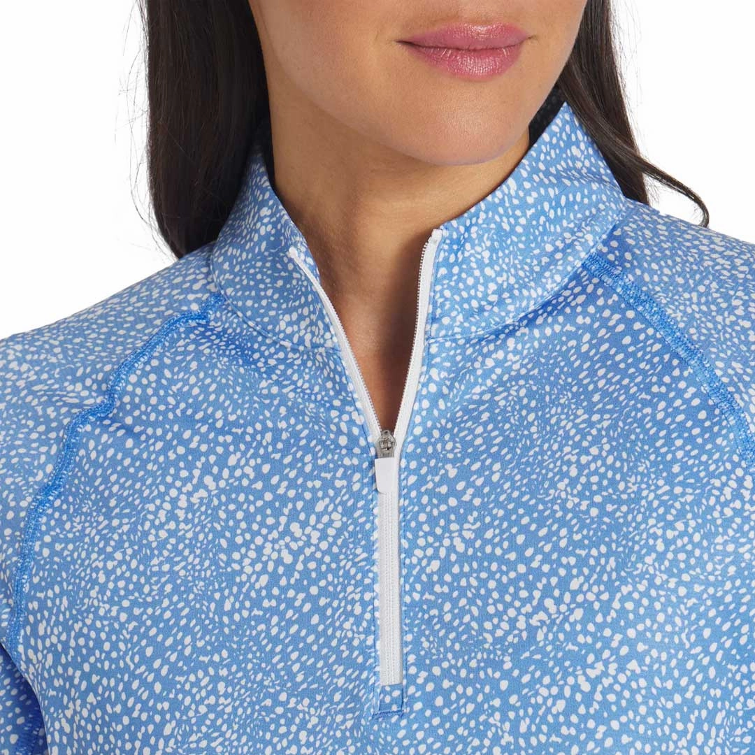 Puma - Women's You-V Microdot Quarter-Zip Golf Sweater (623934 01) Multi Directional Breathability Unisex Fit