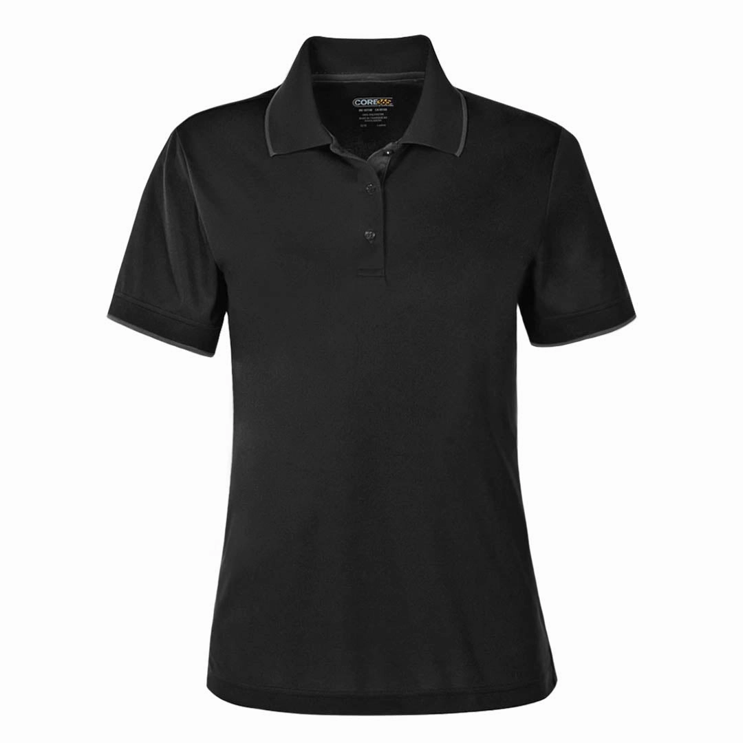 Core 365 - Women's Tipped Collar Polo (78222 703) Race Ready Layered Panel Design
