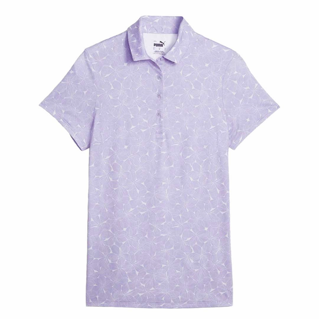 Puma - Women's MATTR Plumeria Short Sleeve Polo (621637 02) Rugged Wear
