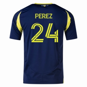 adidas Nashville Jonathan P??rez Away Jersey 25/26 (Tena Blue) Street Edge Quick Release Hem