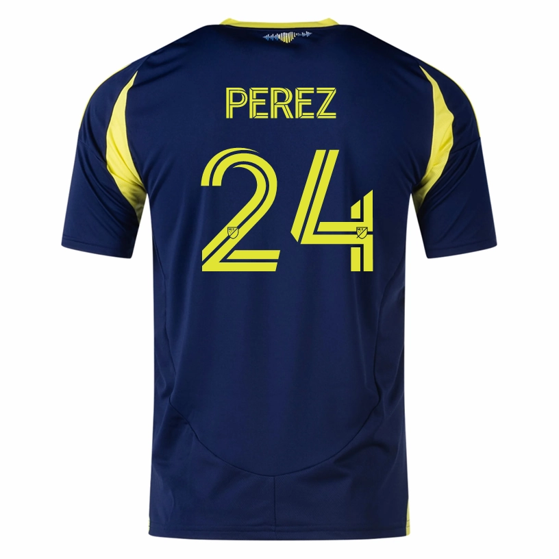 Non Chafing Neckline adidas Nashville Jonathan P??rez Away Jersey 25/26 (Tena Blue)