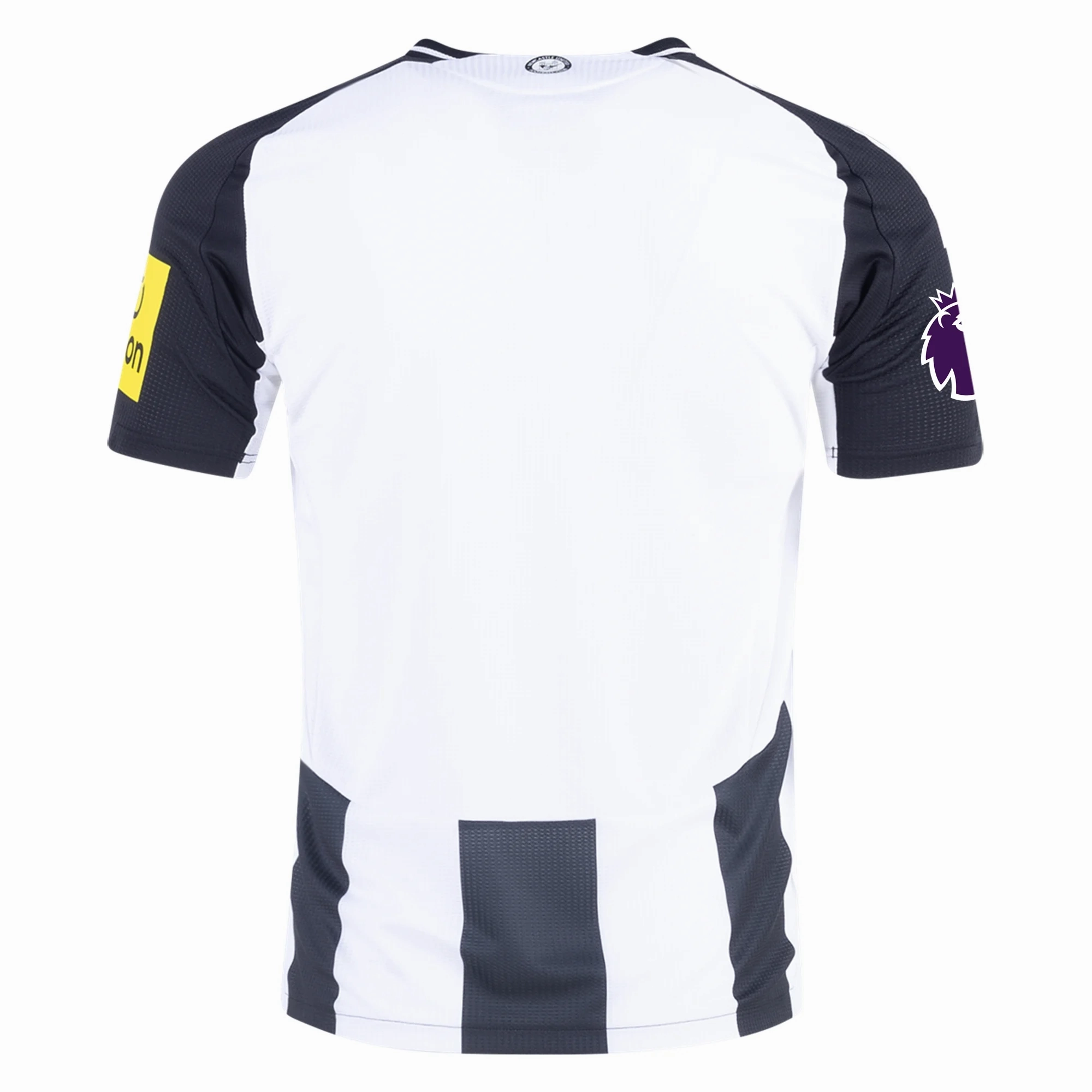 Minimalist Raglan Sleeve Mesh Ventilation Panels Adidas Newcastle United Authentic Home Jersey w/ EPL Patch 24/25 (Black/White)