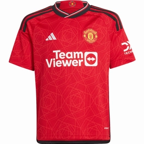 Dynamic Performance adidas Youth Manchester United Home Jersey 23/24 (Team College Red)