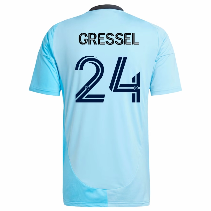 adidas Minnesota United Julian Gressel Away Jersey 25/26 (Zenith Blue) Athletic Performance Speed Comfort