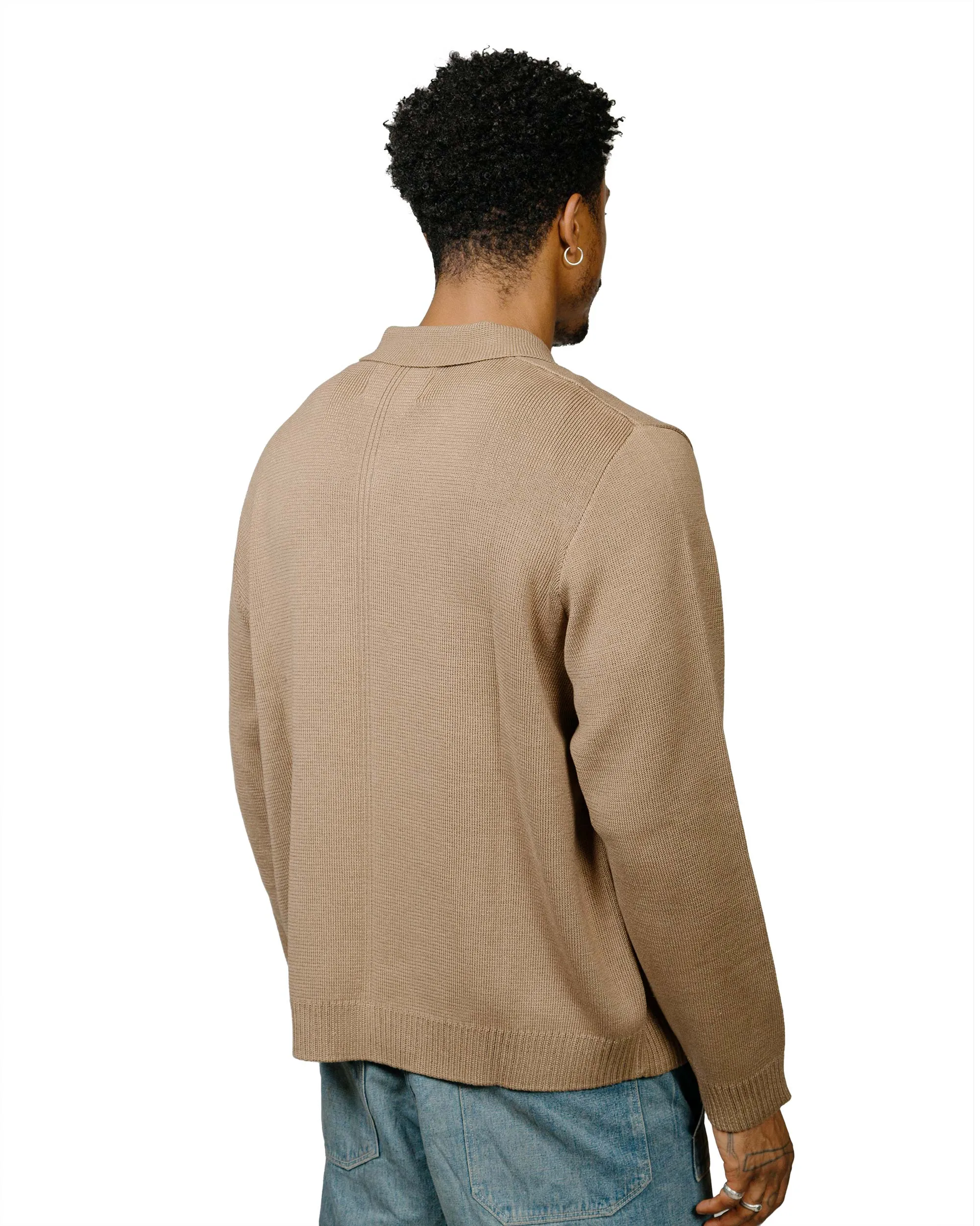 handmade touch Anniversary Special Corridor Buttondown Sweater Camel